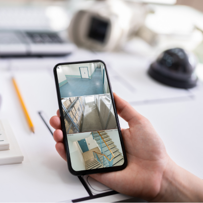Charlotte security camera feed on cell phone